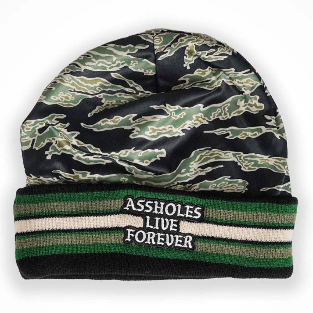 Assholes live foreverโbeanie OS (7000)โNEW